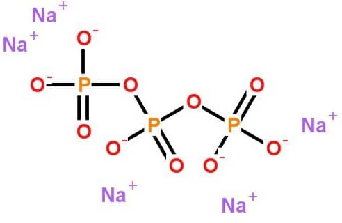 ساختار سدیم تری پلی فسفات