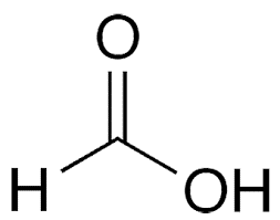 ساختار شیمیایی و خواص فیزیکی اسید فرمیک
