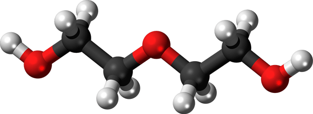 فرمول شیمیایی دی اتیلن گلایکول